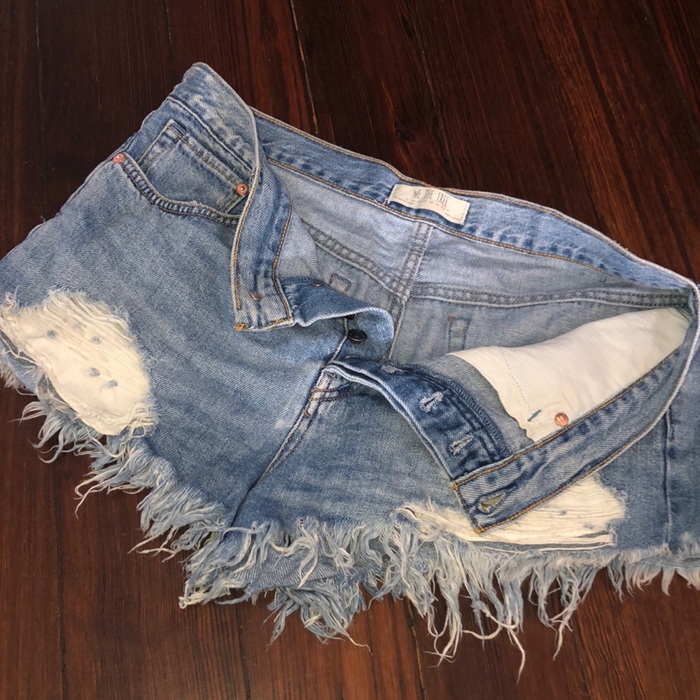 Free people “we the free” Jean shorts